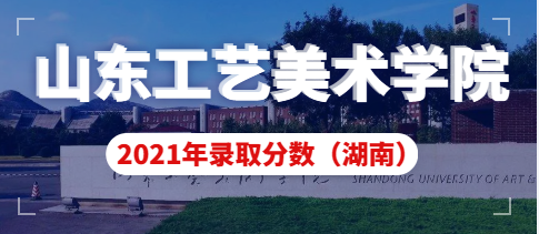 山东工艺美术学院2021年湖南省艺术类本科录取分数线