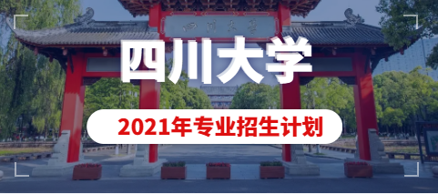 2021年四川大学艺术类专业招生计划