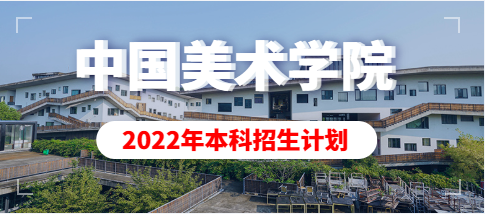 中国美术学院2022年本科拟招生计划